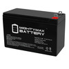 Mighty Max Battery 12 Volt 9 Ah NB Terminal Rechargeable Sealed Lead Acid  Battery ML9-12NB